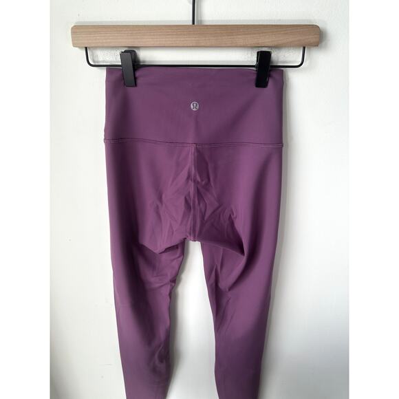 Lululemon Wunder Train High-Rise Tight 25" Size 4 Purple - Picture 4 of 9